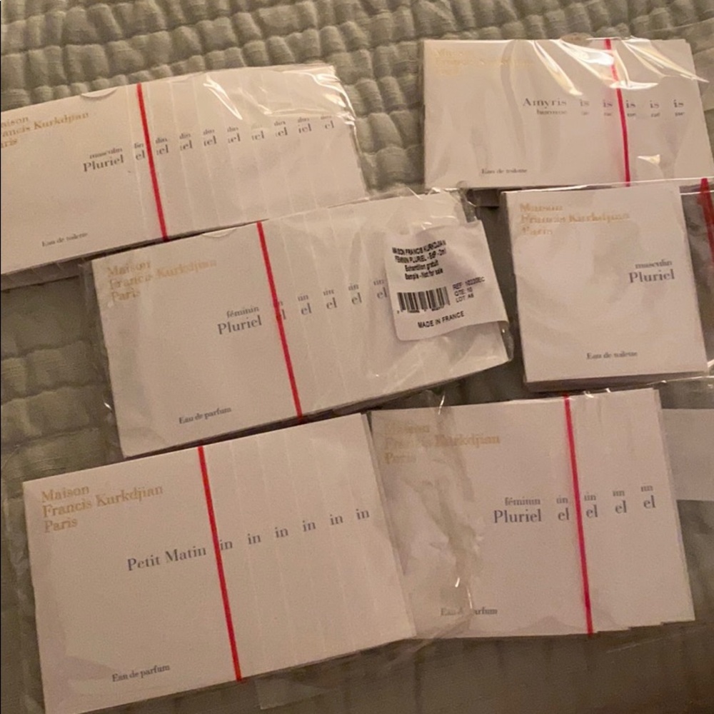 Lot of Maison Francis Kurkdjian Fragrance Samples